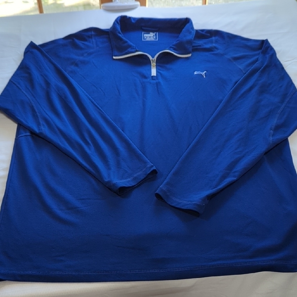 Puma Royal Blue Long-Sleeve Top